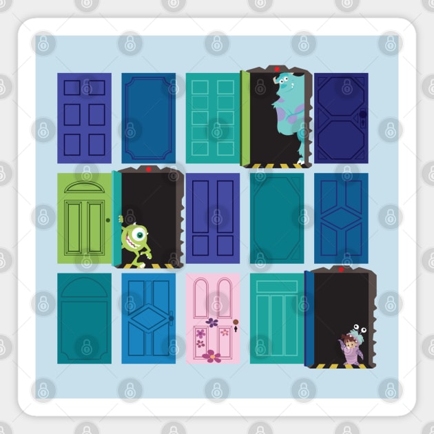 Monsters Inc. Magnet by VirGigiBurns